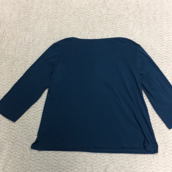 Anne Klein Sport 3/4 sleeve top - size XLarge - Picture 6 of 6